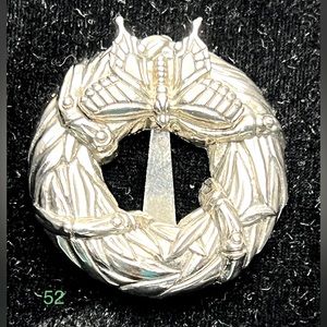 Vintage John Hardy’s Butterfly Wreath Clip brooch.